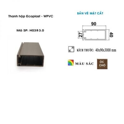 Thanh hộp nhựa – H03B