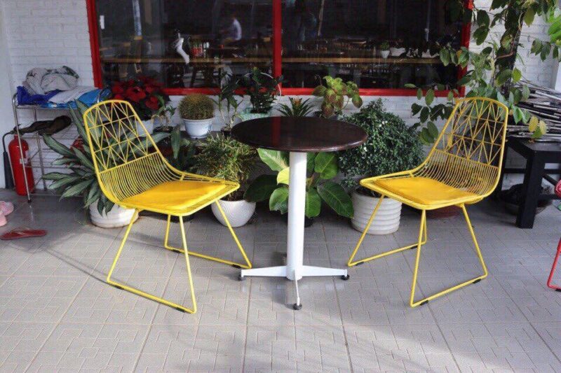 Mẫu bàn ghế sắt sơn tĩnh điện 01