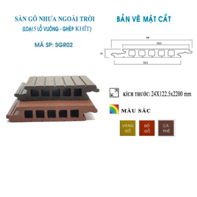 Sàn nhựa Composite – SGR 02