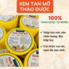 Kem Tan Mỡ Bụng Thảo Mộc Xanh giúp giảm mỡ bụng, đùi, bắp tay, săn chắc, cải thiện thâm rạn da.