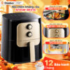 Nồi chiên không dầu GAABOR 6.5 lít AF65M-BK01A / AF65M-BK01S dung tích lớn, công suất mạnh 1400W nồi chiên đa năng