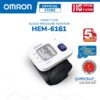 Máy Đo Huyết Áp Cổ Tay Omron HEM-6161 | Công Nghệ Đo Intellisense Mới Tự Động Hoàn Toàn , Cho Kết Quả Đo Chính Xác