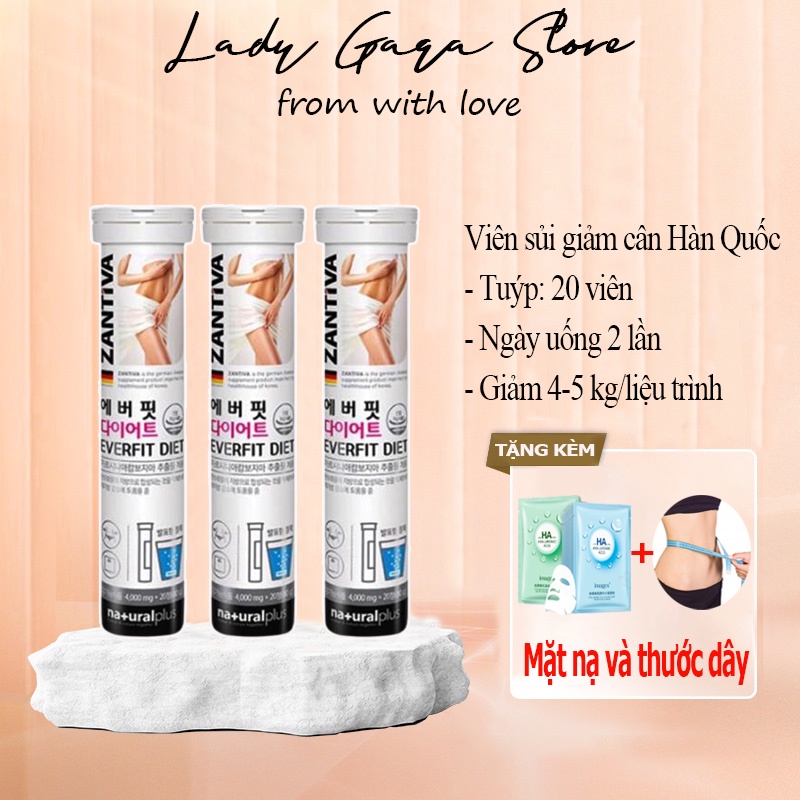 Viên Sủi Giảm Cân Cấp Tốc Zantiva Everfit Diet Chính Hãng Giảm cân nhanh không phải thuốc giảm cân Viên Sủi Giảm Cân Cấp Tốc Zantiva Everfit Diet Chính Hãng Giảm cân nhanh không phải thuốc giảm cân