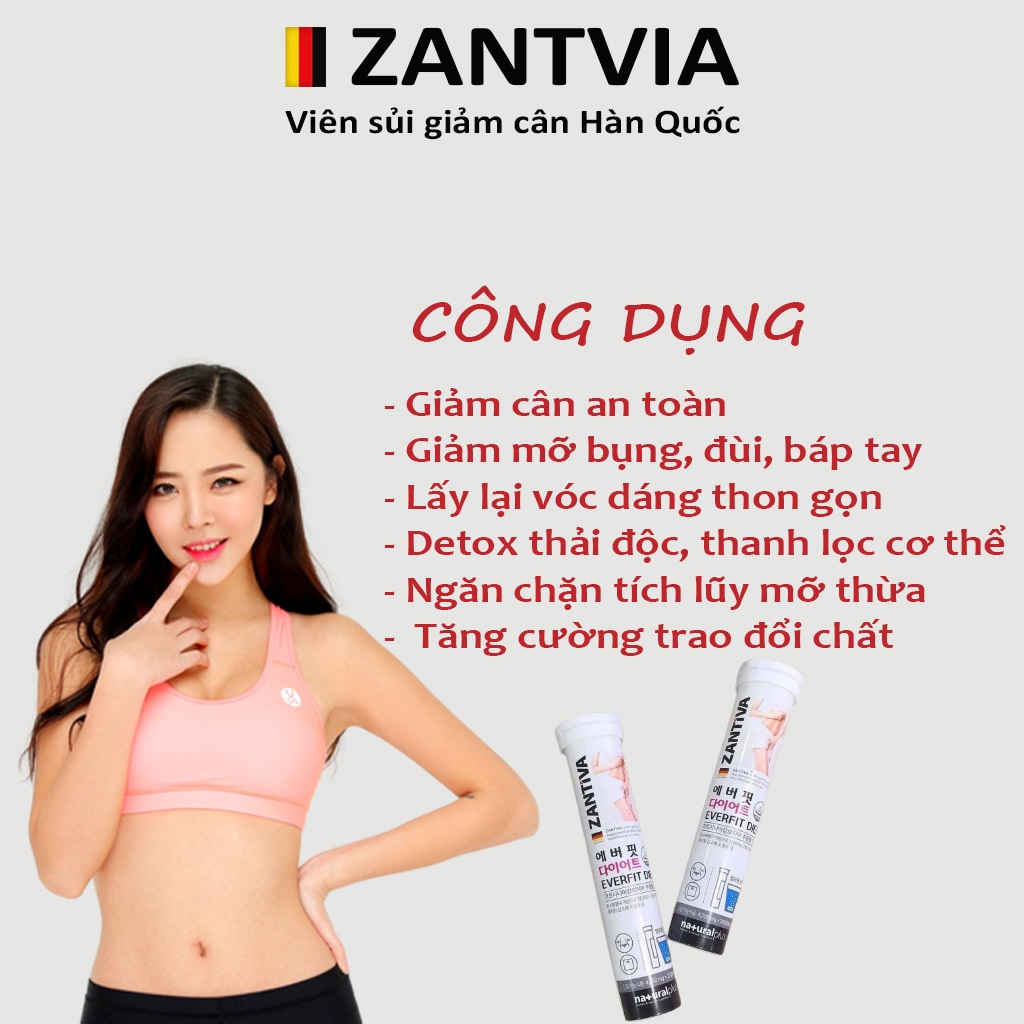 Viên Sủi Giảm Cân Cấp Tốc Zantiva Everfit Diet Chính Hãng Giảm cân nhanh không phải thuốc giảm cân Viên Sủi Giảm Cân Cấp Tốc Zantiva Everfit Diet Chính Hãng Giảm cân nhanh không phải thuốc giảm cân