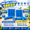 Pin sạc 18650 dung lượng 1800mAh thông số định danh 6800mah 3.7V dùng cho đèn pin cầm tay, quạt sạc tích điện