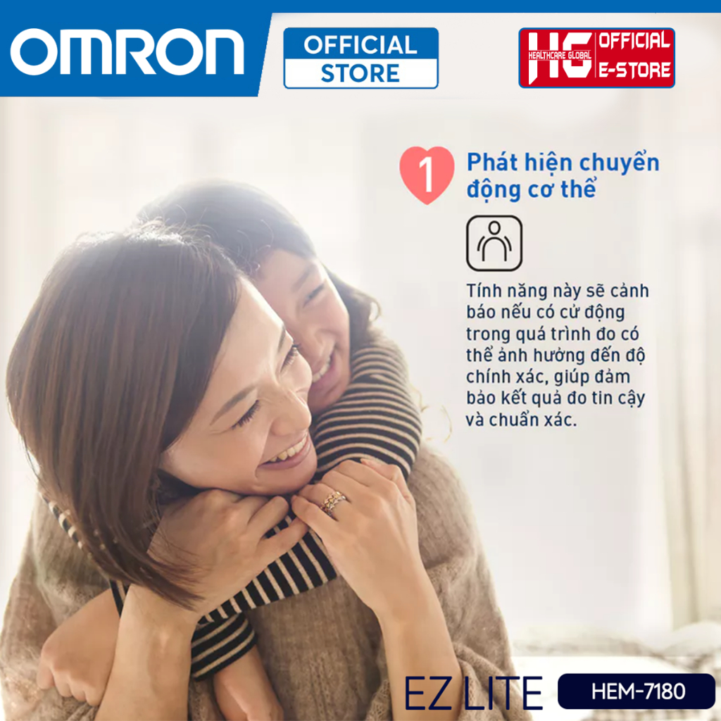 Máy Đo Huyết Áp Bắp Tay Tự Động Omron Ez Lite HEM-7180 |Thương Hiệu Nhật Bản, Bảo Hành 5 Năm Máy Đo Huyết Áp Bắp Tay Tự Động Omron Ez Lite HEM-7180 |Thương Hiệu Nhật Bản, Bảo Hành 5 Năm