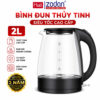 [TOP 1][THỦY TINH] Ấm đun siêu tốc, Bình đun nước thủy tinh siêu tốc 2.0L - Bảo Hành 1 Năm