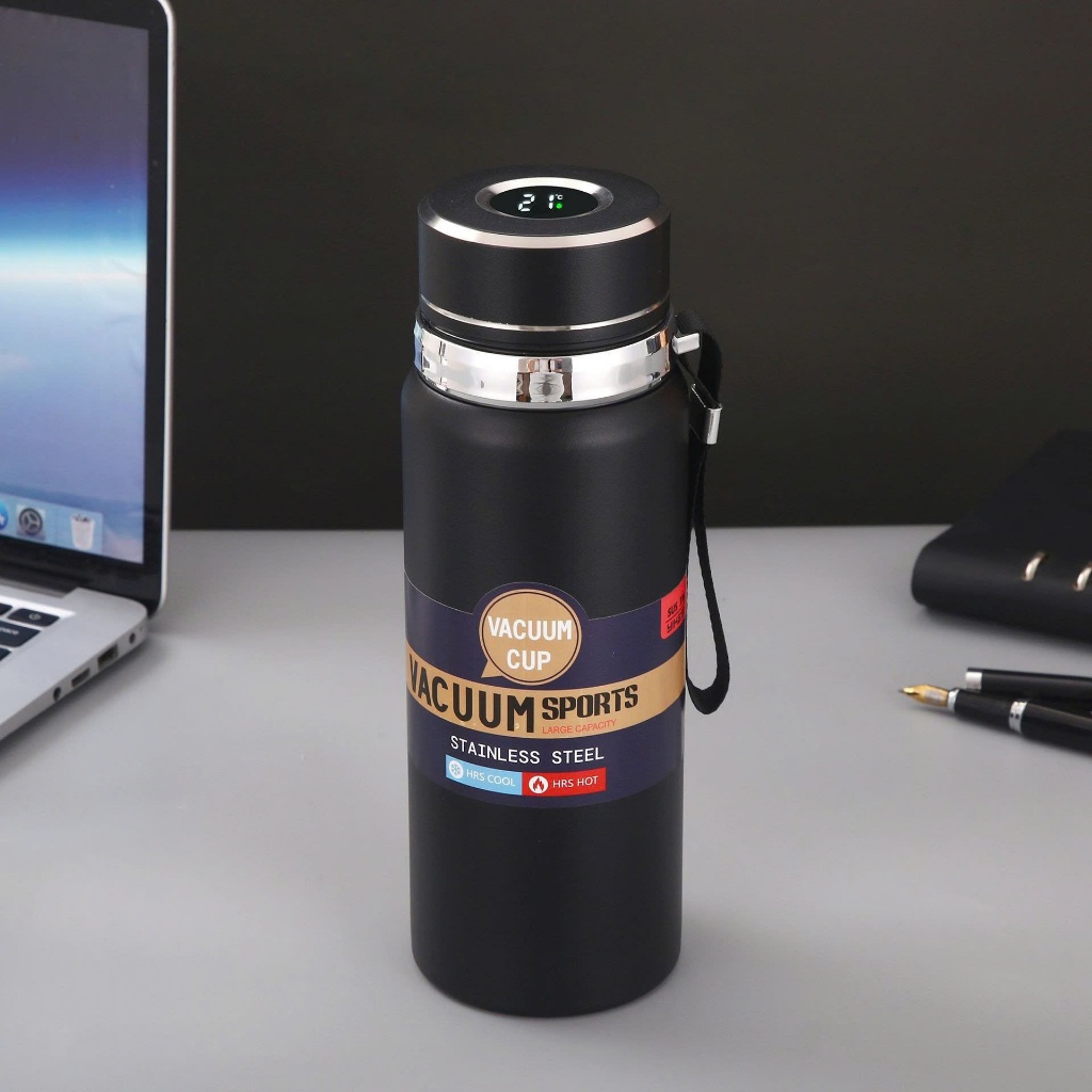 Bình Giữ Nhiệt Nhiệt Kế 500ml, 1000ml Inox 304 An Toàn Không Rỉ Bình Giữ Nhiệt Nhiệt Kế 500ml, 1000ml Inox 304 An Toàn Không Rỉ