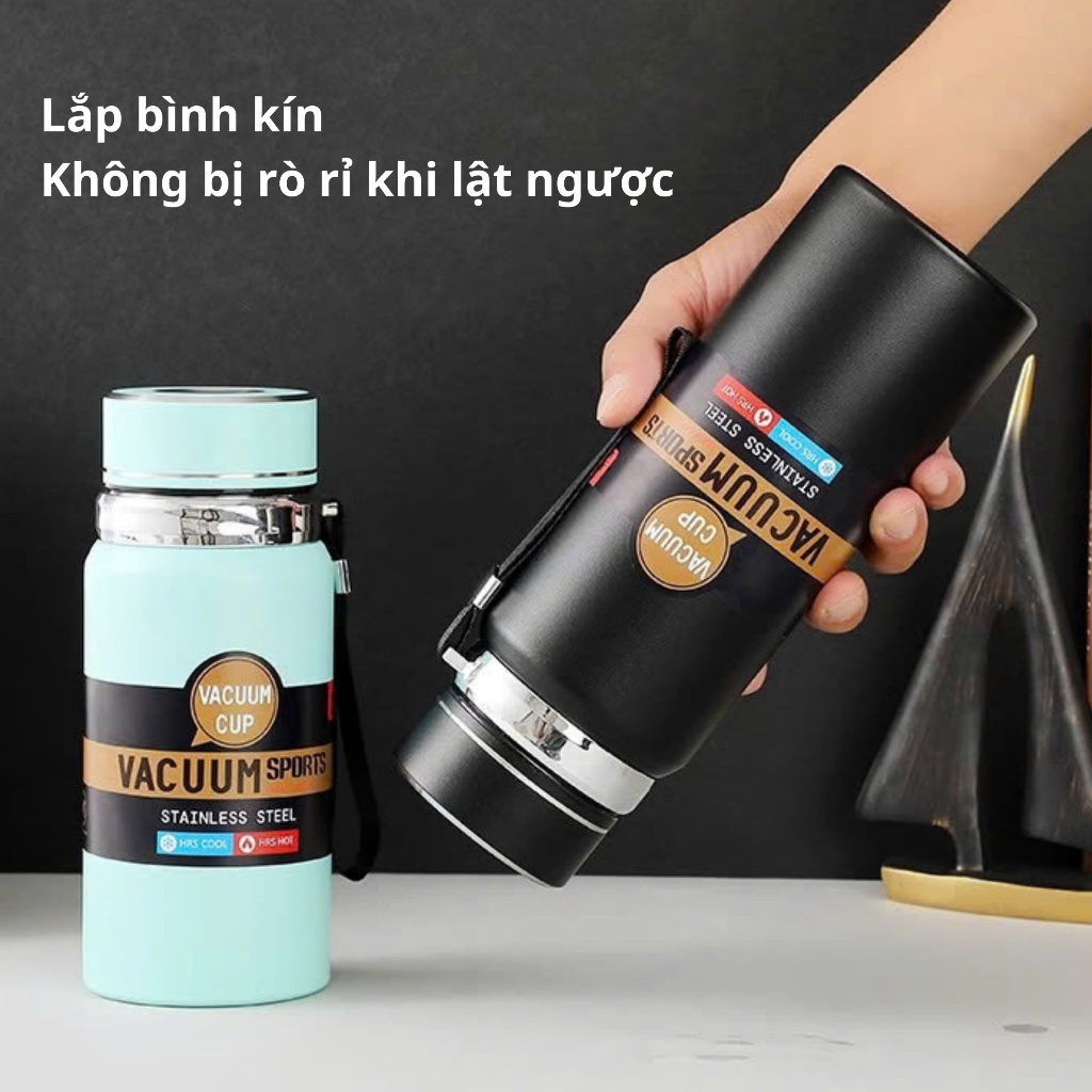Bình Giữ Nhiệt Nhiệt Kế 500ml, 1000ml Inox 304 An Toàn Không Rỉ Bình Giữ Nhiệt Nhiệt Kế 500ml, 1000ml Inox 304 An Toàn Không Rỉ