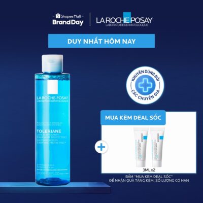 Nước cân bằng giúp làm dịu và bảo vệ da nhạy cảm La Roche-Posay Lotion Sensitive Skin 200ml