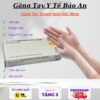 Găng Tay Trong Suốt Vinyl Dài 30cm, Găng Tay Không Bột Dai Dẻo Làm Từ Nhựa PVC Dùng Nấu Ăn, Massage, Gội Đầu Dưỡng Sinh