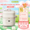 Nồi Nấu Chậm Bear SB - NNC16 Dung Tích 1.6L Nấu Cháo, Nấu Súp, Ninh, Hầm, Nấu Chè