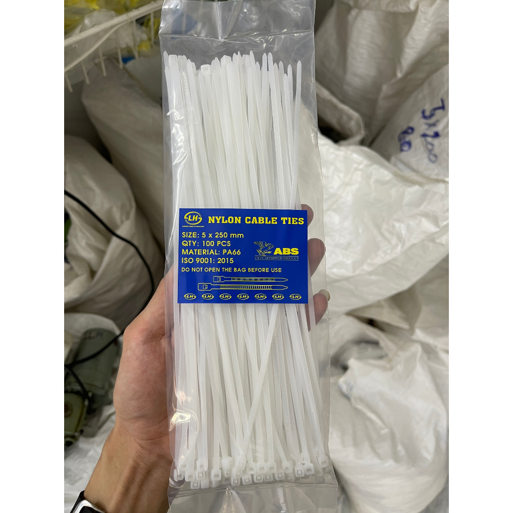 Dây Rút Nhựa Dây Thít Nhựa 10cm, 20cm, 30cm Trắng & Đen - 100 Sợi / 1 Túi - Nhựa PA66 Bền Dai Chịu Lực Chịu Nhiệt Tốt Dây Rút Nhựa Dây Thít Nhựa 10cm, 20cm, 30cm Trắng & Đen - 100 Sợi / 1 Túi - Nhựa PA66 Bền Dai Chịu Lực Chịu Nhiệt Tốt
