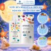 Nước rửa bình sữa & chén bát đậm đặc thuần chay, an toàn, có thể rửa được rau củ quả, Thương hiệu Atono2 Hàn Quốc