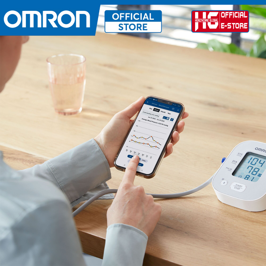 Máy Đo Huyết Áp Omron HEM-7141T1 | Kết Nối Bluetooth, Omron Connect, Bảo Hành Chính Hãng 5 Năm Máy Đo Huyết Áp Omron HEM-7141T1 | Kết Nối Bluetooth, Omron Connect, Bảo Hành Chính Hãng 5 Năm