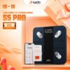 Cân Điện Tử Sức Khỏe Thông Minh AJIDO S5 PRO, Đo Phân Tích Inbody Đo 20 Chỉ Số Cơ Thể Kết Nối Bluetooth App Ajido Health