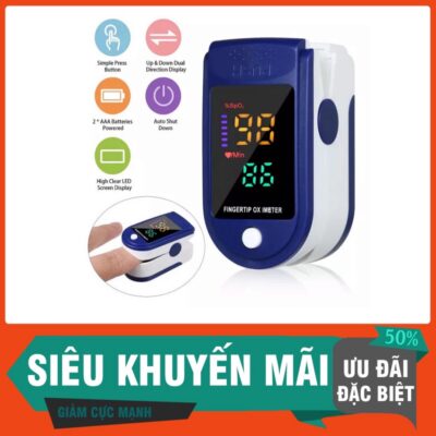 Máy đo Sp02 và đo nồng độ oxy trong máu và nhịp tim Pulse Oximeter LK-87   [ BẢO HÀNH 12 THÁNG] ..