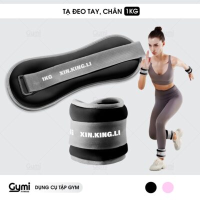 Tạ Đeo Chân Tay 1kg - Tạ Tập Gym Chạy Bộ - Dụng Cụ Tăng Sức Bền Khi Tập Luyện Thể Thao - TaChan1kg