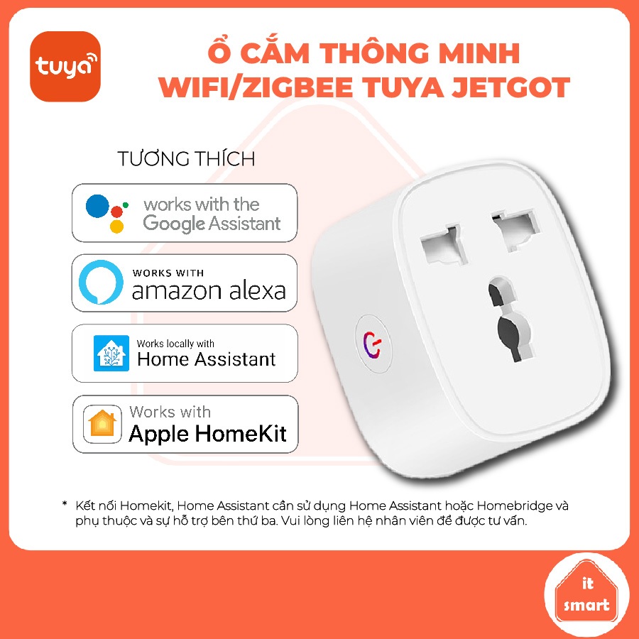 Ổ cắm thông minh Tuya Jetgot 16A wifi/zigbee, ổ cắm đo điện năng tiêu thụ, ổ cắm hẹn giờ Ổ cắm thông minh Tuya Jetgot 16A wifi/zigbee, ổ cắm đo điện năng tiêu thụ, ổ cắm hẹn giờ
