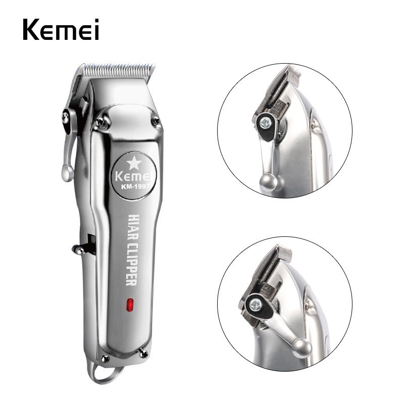 Tông đơ cắt tóc nguyên khối Kemei KM-1998 công suất 5w Tông đơ cắt tóc nguyên khối Kemei KM-1998 công suất 5w