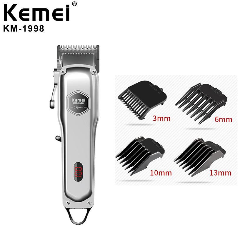 Tông đơ cắt tóc nguyên khối Kemei KM-1998 công suất 5w Tông đơ cắt tóc nguyên khối Kemei KM-1998 công suất 5w