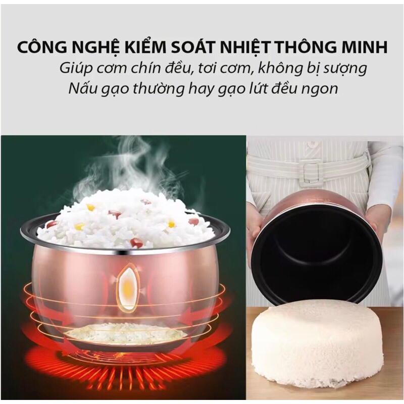 Nồi Cơm Điện mini 1L-1.2L-1.8L CUCKOO/GUGKOO TV - Kiểu dáng Hàn Quốc - Bảo hành 12 tháng Nồi Cơm Điện mini 1L-1.2L-1.8L CUCKOO/GUGKOO TV - Kiểu dáng Hàn Quốc - Bảo hành 12 tháng