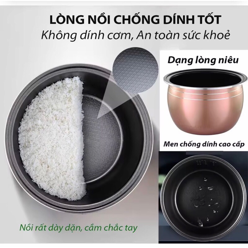 Nồi Cơm Điện mini 1L-1.2L-1.8L CUCKOO/GUGKOO TV - Kiểu dáng Hàn Quốc - Bảo hành 12 tháng Nồi Cơm Điện mini 1L-1.2L-1.8L CUCKOO/GUGKOO TV - Kiểu dáng Hàn Quốc - Bảo hành 12 tháng