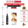 Máy đánh trứng SEKA cầm tay không dây pha chế tiện lợi tạo bọt đánh kem mịn 3 chế độ kèm sạc pin nhỏ gọn dễ dùng