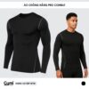 Áo Chống Nắng Tay Dài Thể Thao Nam Tập Gym Cao Cấp PRO COMBAT Bóng Đá Bóng Rổ Chơi Thể Thao - AoThunTheThao-AoTayDai