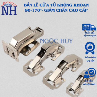 Ban lề gập thông minh, Bản Lề cửa tủ thủy lực không khoan lỗ