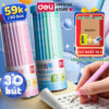 [🔥10.10 TẶNG 3 QUÀ] Bút chì lục giác Deli - 30 chiếc/hộp loại 2B/HB màu sắc pastel dễ thương, thân gỗ dễ gọt