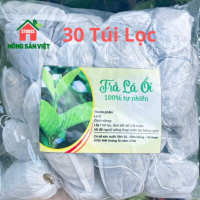 Trà Lá Ổi Khô Giảm Cân (30 Túi Lọc) Trà Lá Ổi Non Nguyên Chất