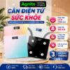 [VOUCHER GIẢM 15% + TẶNG DÂY NHẢY] Cân Điện Tử Sức Khỏe Deli Mặt Kính Cường Lực Chịu tải 180kg Cân Sức Khỏe Có Bảo Hành
