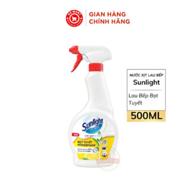 Nước lau bếp Sunlight Chanh & Baking soda 500ml (mẫu mới bọt tuyết)