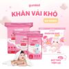 KHĂN VẢI KHÔ ĐA NĂNG DÀNH CHO MẸ VÀ BÉ GUMI 300/600/ 900g