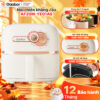 Nồi chiên không dầu mini 2L Gaabor AF20M-YE01S công suất 900W nóng nhanh nhỏ gọn giá rẻ văn phòng nhà trọ