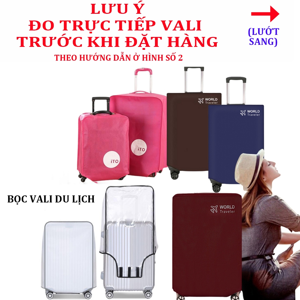 Vỏ bọc bảo vệ vali du lịch trong suốt chống bụi chống trầy xước Vỏ bọc bảo vệ vali du lịch trong suốt chống bụi chống trầy xước
