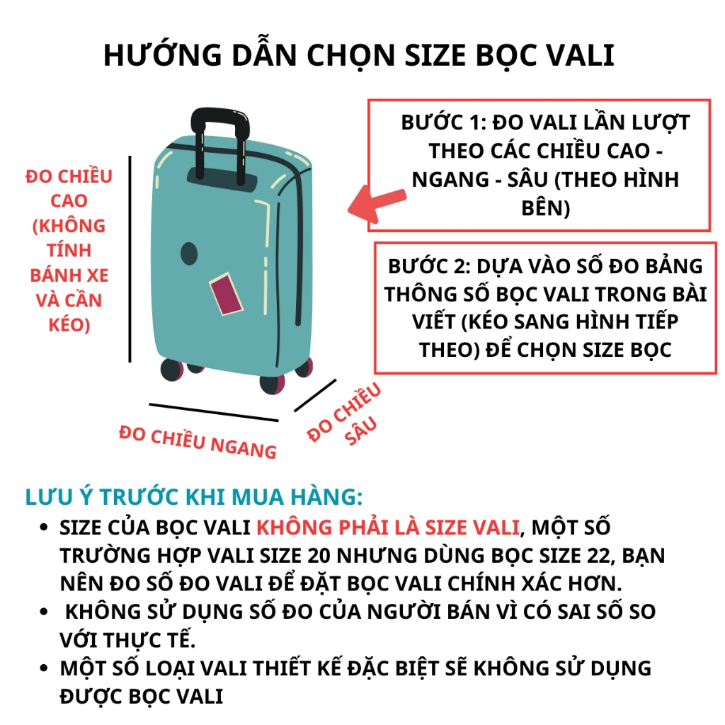 Vỏ bọc bảo vệ vali du lịch trong suốt chống bụi chống trầy xước Vỏ bọc bảo vệ vali du lịch trong suốt chống bụi chống trầy xước