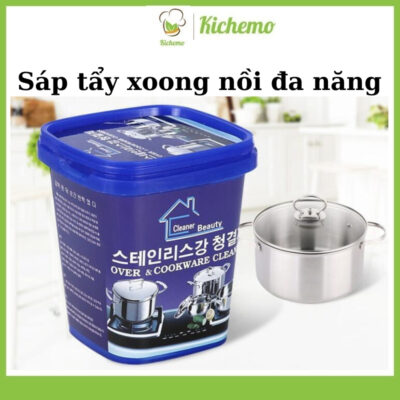 Sáp Tẩy Xoong Nồi Kem Tẩy Cặn Canxi Vệ Sinh Nhà Tắm Tẩy Gạch Men Vệ Sinh Bếp Làm Sạch Bàn Bếp