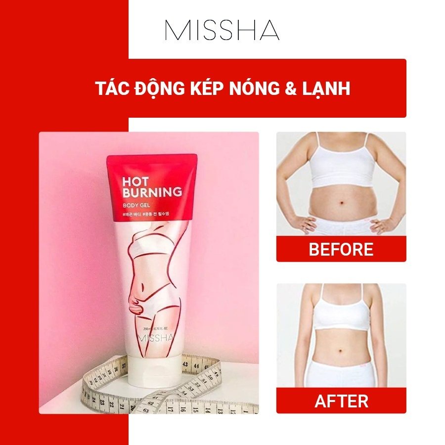 Gel Tan Giảm Mỡ Bụng Đùi Eo Hiệu Quả Và An Toàn Missha Hot Burning Hàn Quốc Gel Tan Giảm Mỡ Bụng Đùi Eo Hiệu Quả Và An Toàn Missha Hot Burning Hàn Quốc