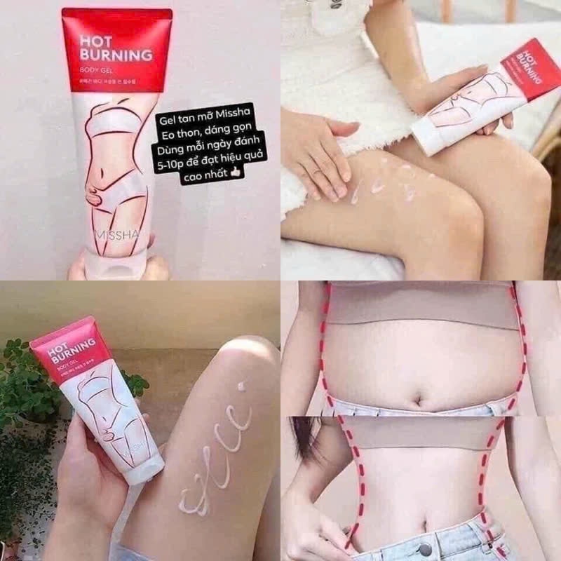 Gel Tan Giảm Mỡ Bụng Đùi Eo Hiệu Quả Và An Toàn Missha Hot Burning Hàn Quốc Gel Tan Giảm Mỡ Bụng Đùi Eo Hiệu Quả Và An Toàn Missha Hot Burning Hàn Quốc