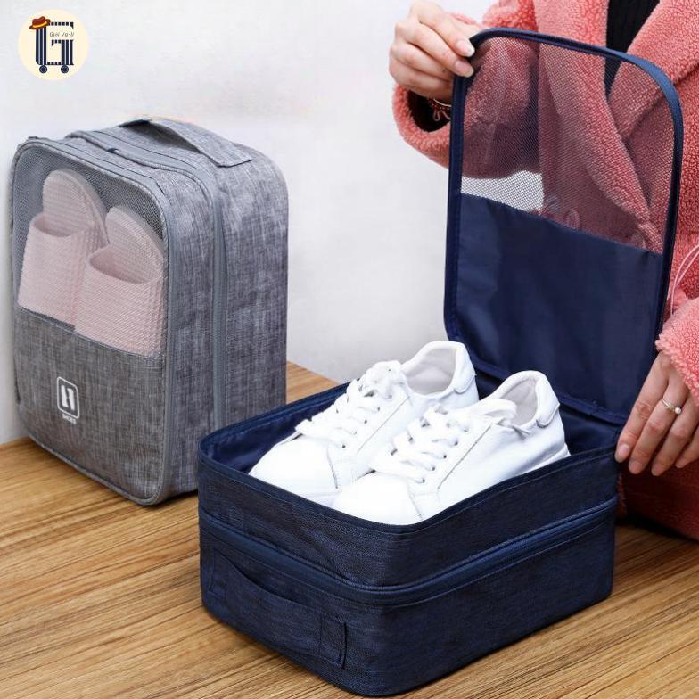 Túi đựng giày dép du lịch có 3 size,từ 1 đến 3 ngăn chống nước,Có thể cố định trên vali,Không gian bên trong rộng rãi Túi đựng giày dép du lịch có 3 size,từ 1 đến 3 ngăn chống nước,Có thể cố định trên vali,Không gian bên trong rộng rãi