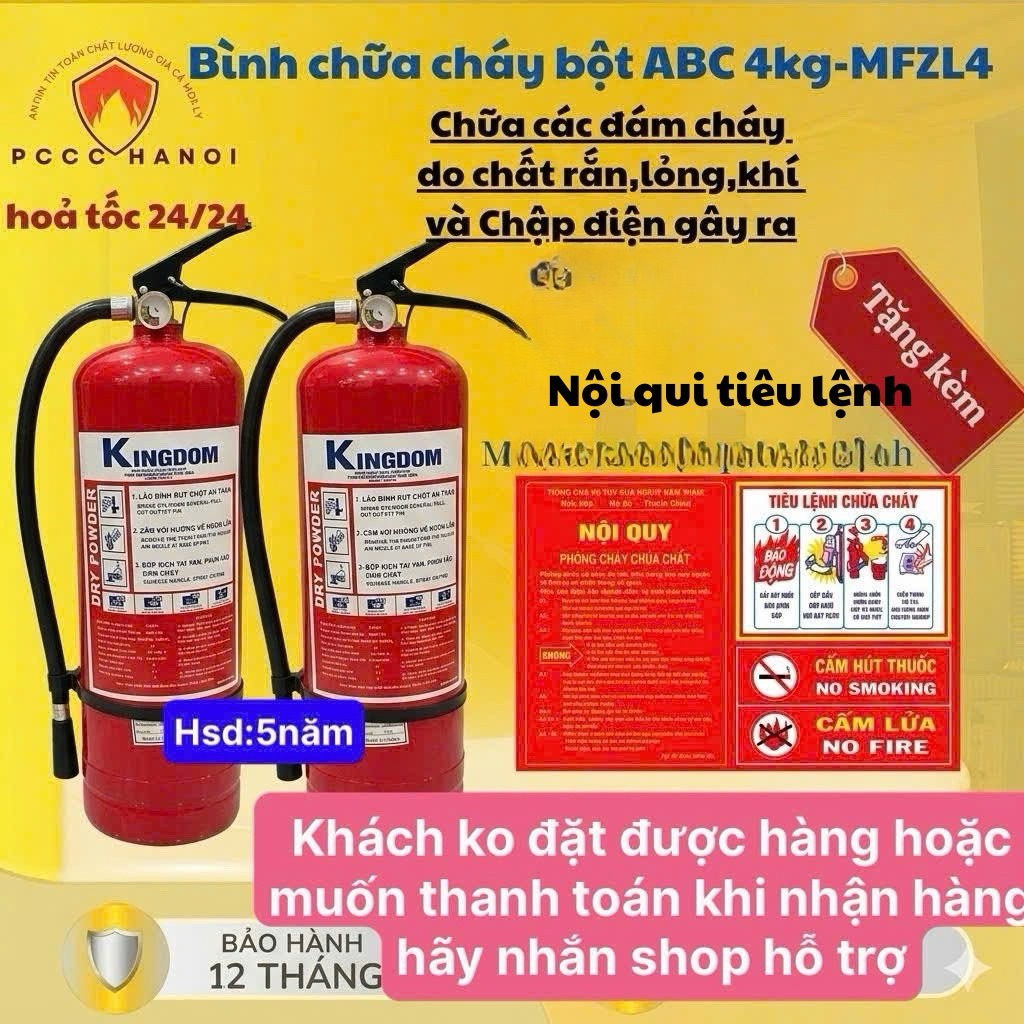 Tặng tấm nội qui tiêu lệnh-CÓ KIỂM ĐỊNH-Bình chữa cháy,bình cứu hỏa BỘT ABC-4kg-MFZL4 DÙNG GIA ĐÌNH,Cửa hàng,gia đình.. Tặng tấm nội qui tiêu lệnh-CÓ KIỂM ĐỊNH-Bình chữa cháy,bình cứu hỏa BỘT ABC-4kg-MFZL4 DÙNG GIA ĐÌNH,Cửa hàng,gia đình..