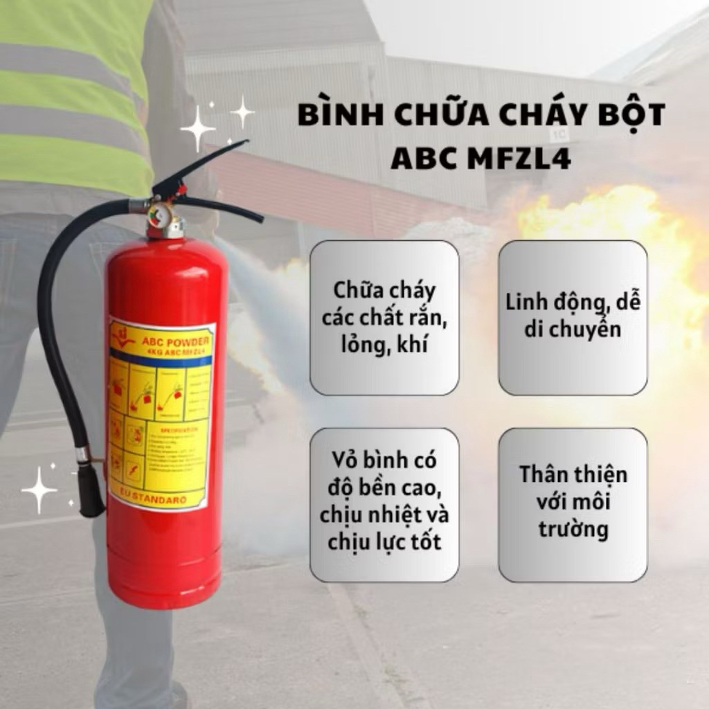 Tặng tấm nội qui tiêu lệnh-CÓ KIỂM ĐỊNH-Bình chữa cháy,bình cứu hỏa BỘT ABC-4kg-MFZL4 DÙNG GIA ĐÌNH,Cửa hàng,gia đình.. Tặng tấm nội qui tiêu lệnh-CÓ KIỂM ĐỊNH-Bình chữa cháy,bình cứu hỏa BỘT ABC-4kg-MFZL4 DÙNG GIA ĐÌNH,Cửa hàng,gia đình..
