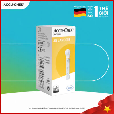 Hộp 25 Kim Chích Máu ACCU-CHEK SoftClix Dùng Cho Máy ACCU-CHEK Active & Instant