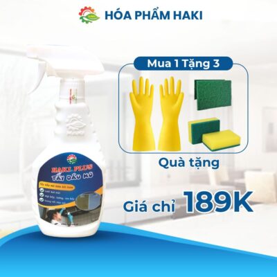 Tẩy Dầu Mỡ Đa Năng Dạng Xịt Cao Cấp Haki Plus, Vệ Sinh Nhà Bếp, Lưới Hút Mùi, Xoong Nồi Chai 500ml