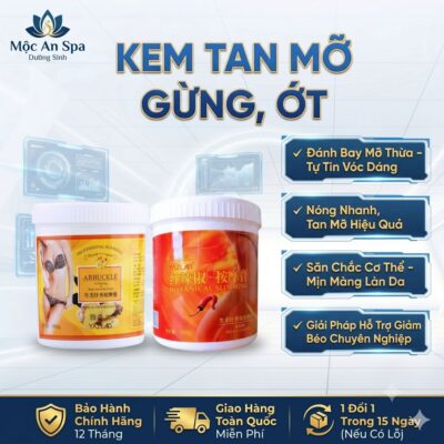 Kem Giảm Béo Gừng Ớt Kem Đánh Bụng Cực Kỳ Hiệu Quả | Được Spa Thẩm Mỹ Viện Tin Dùng