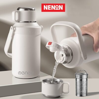 Bình Giữ Nhiệt INOX 316 1200ml Giữ Nhiệt 24h An Toàn Sức Khoẻ Khi Sử Dụng - NENON