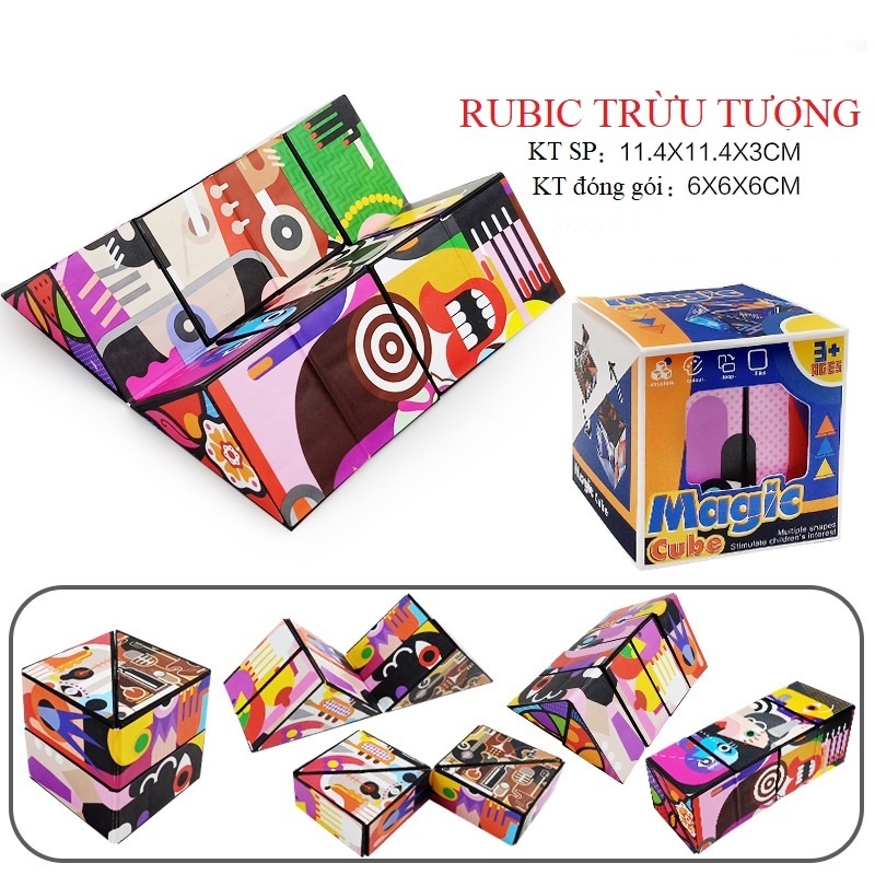 Đồ Chơi Khối Rubic Biến Thể 3D Rubic Magic Nhiều Mẫu cho trẻ em, cho bé trai bé gái Đồ Chơi Khối Rubic Biến Thể 3D Rubic Magic Nhiều Mẫu cho trẻ em, cho bé trai bé gái