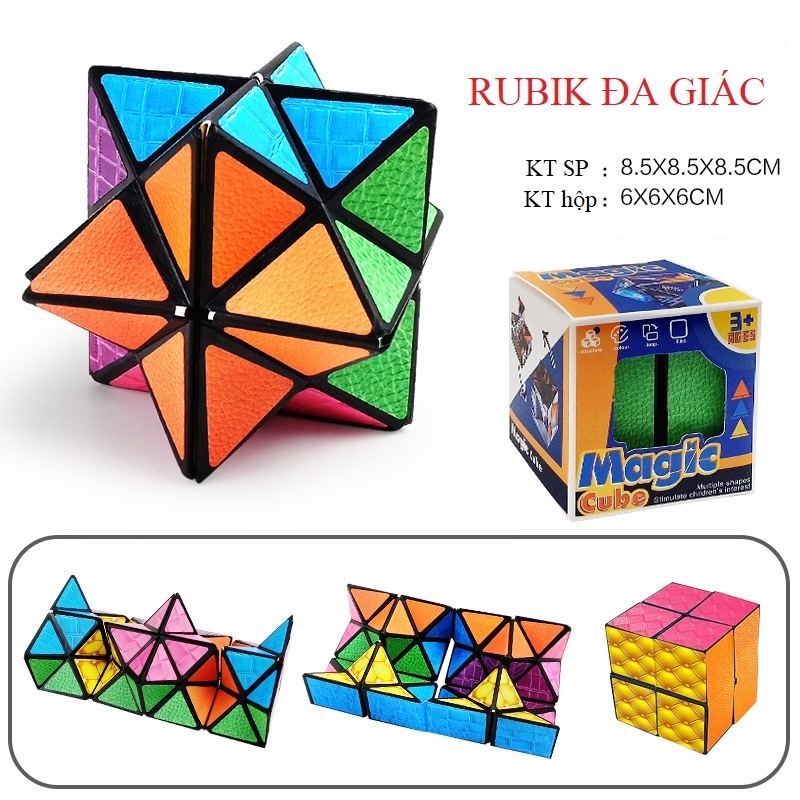 Đồ Chơi Khối Rubic Biến Thể 3D Rubic Magic Nhiều Mẫu cho trẻ em, cho bé trai bé gái Đồ Chơi Khối Rubic Biến Thể 3D Rubic Magic Nhiều Mẫu cho trẻ em, cho bé trai bé gái